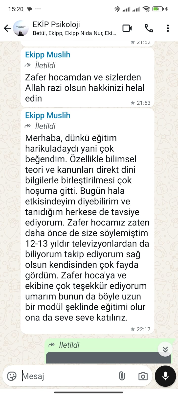 WhatsApp Görüşmesi 15