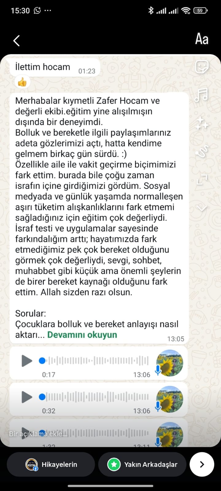 WhatsApp Görüşmesi 9